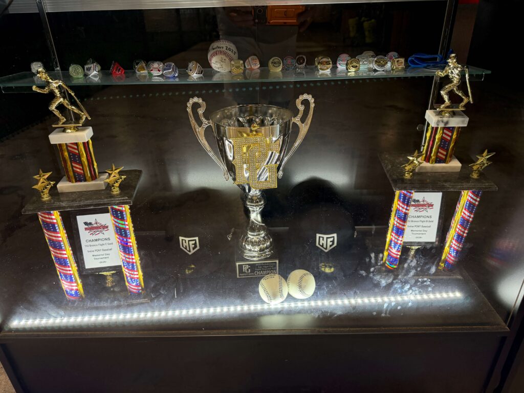 3 Travel baseball tournament championship trophies