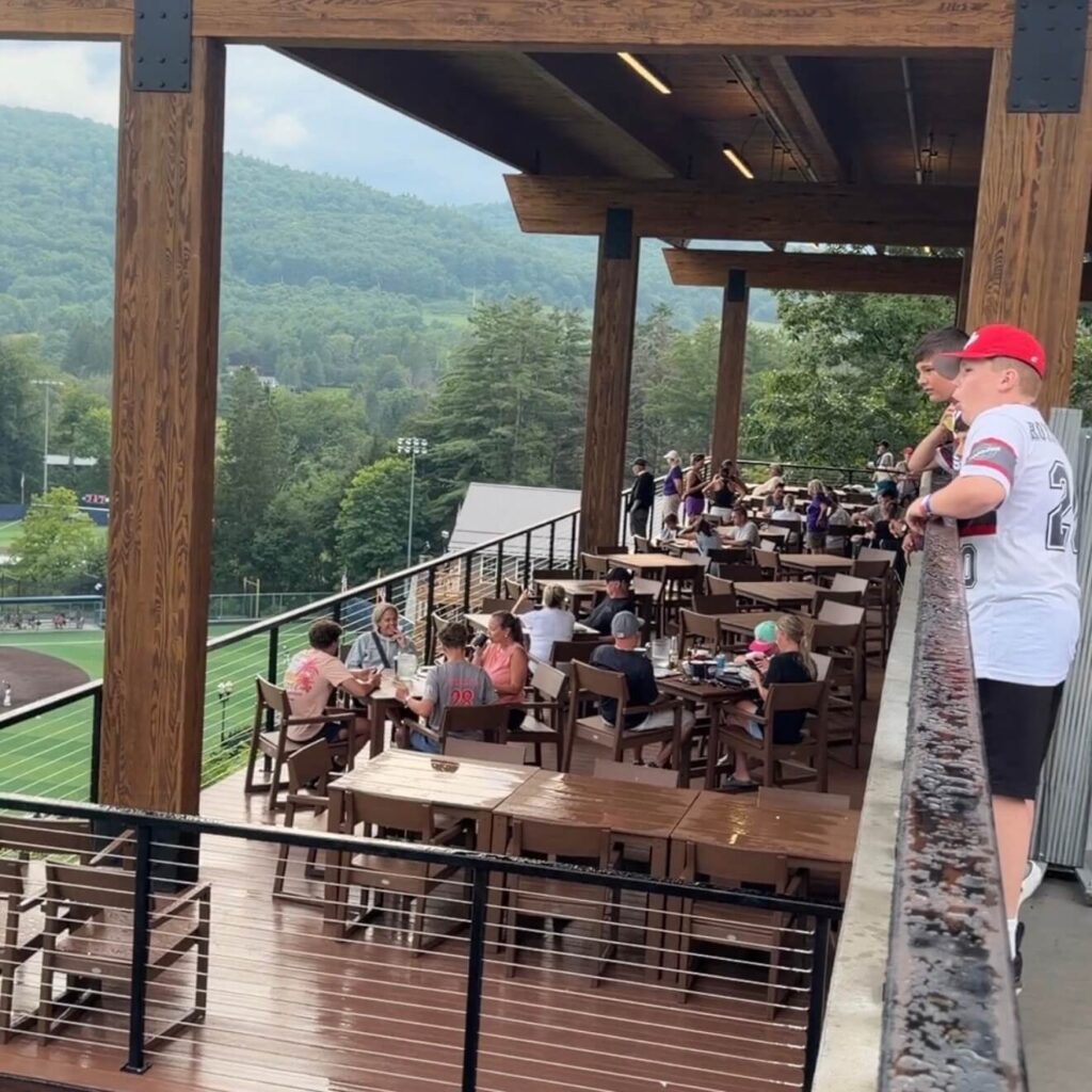 Outside of Upper Deck restaurant