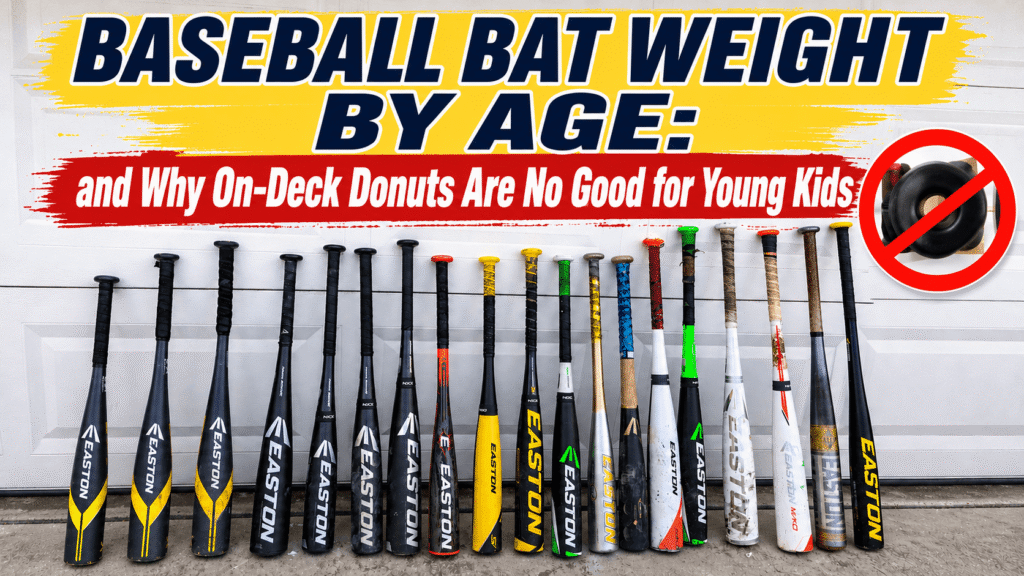Baseball bat weight by age with youth baseball bats and on-deck donut
