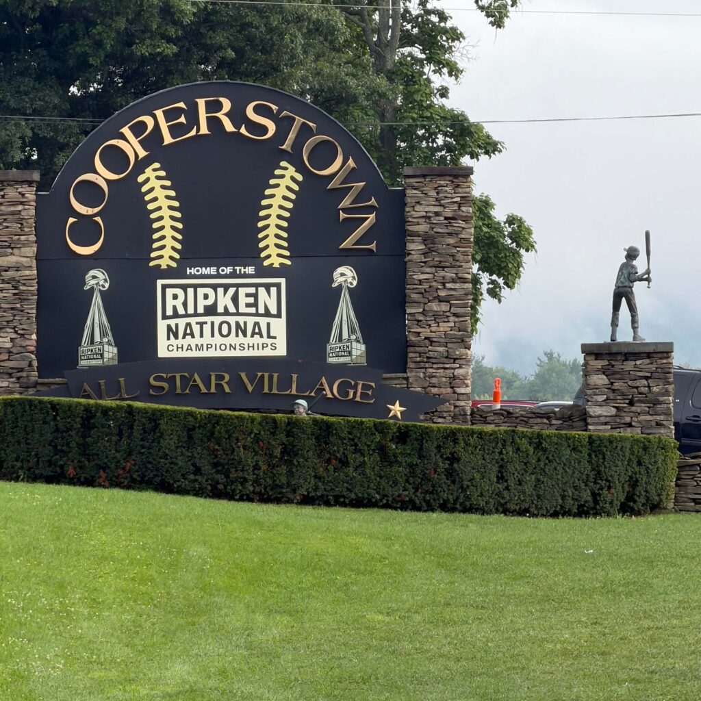 Cooperstown All Star Village tournament entrance