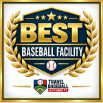 Best Baseball Facility award winner badge from Travel Baseball Authority
