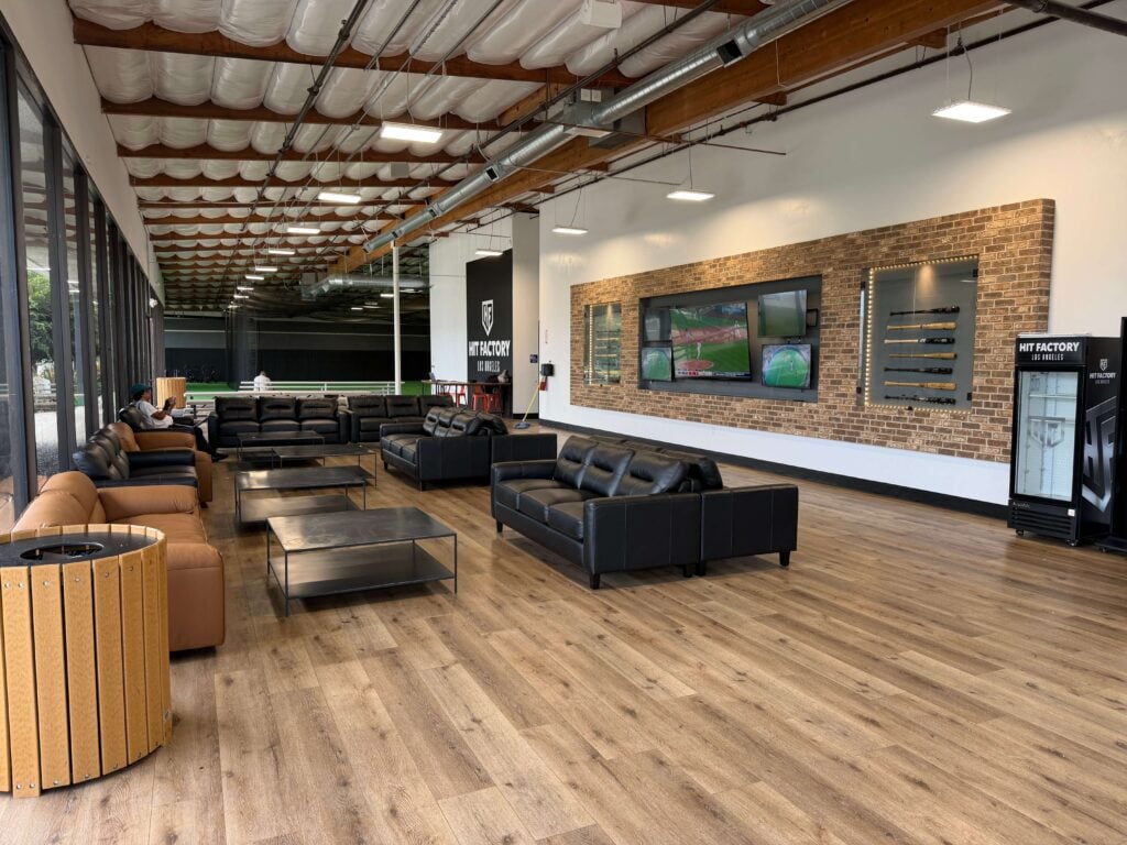 lounge inside Hit Factory Los Angeles
